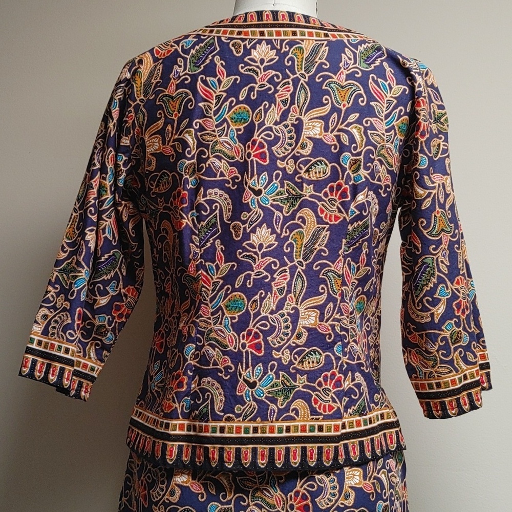 Vintage Singapore Collection Skirt Set Size 36 - Picture 8 of 17
